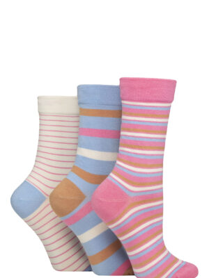 Gentle Natural Bamboo Socks, ladies size 4 to 8 colour Ocean View