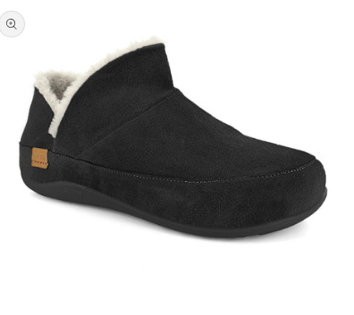 Geneva Slipper Black Size 7